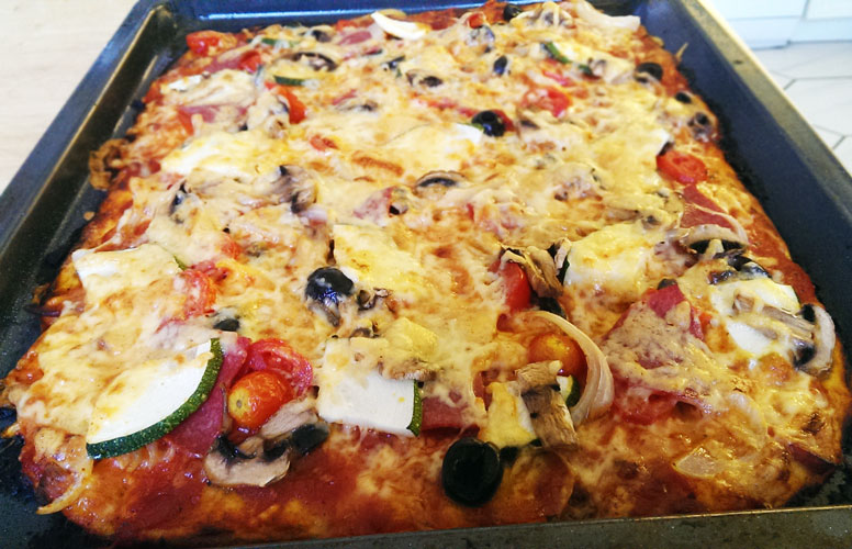 Pizza Selbstgemacht Rezept Food Blaster