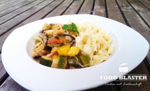 Thai-Curry mit Spätzle