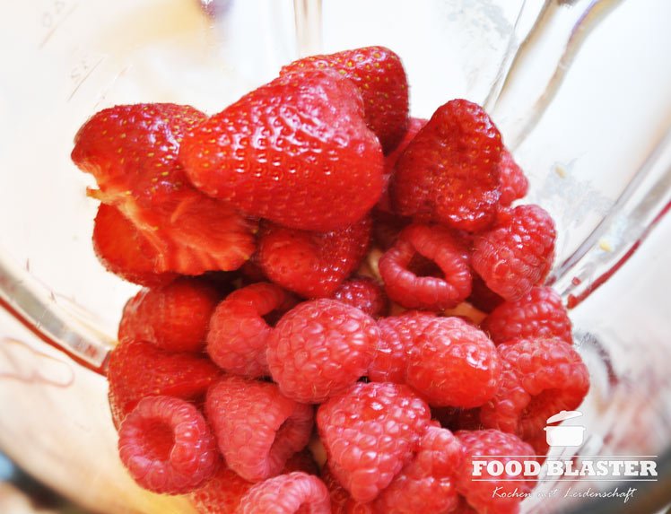 Erdbeeren für Milchshake